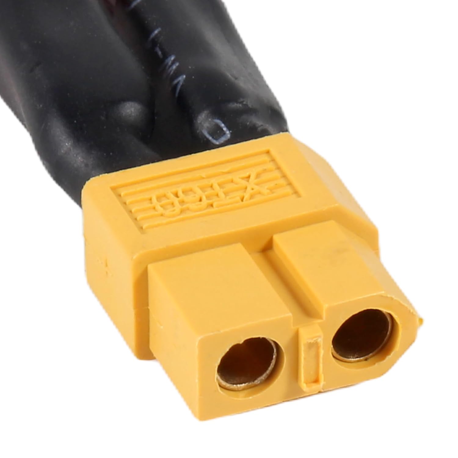 2pcs XT60 Parallel Battery Connector Extension Y Splitter 3-Way 14AWG Male/Female Cable for RC Battery Motor (1 Female to 3 Male)