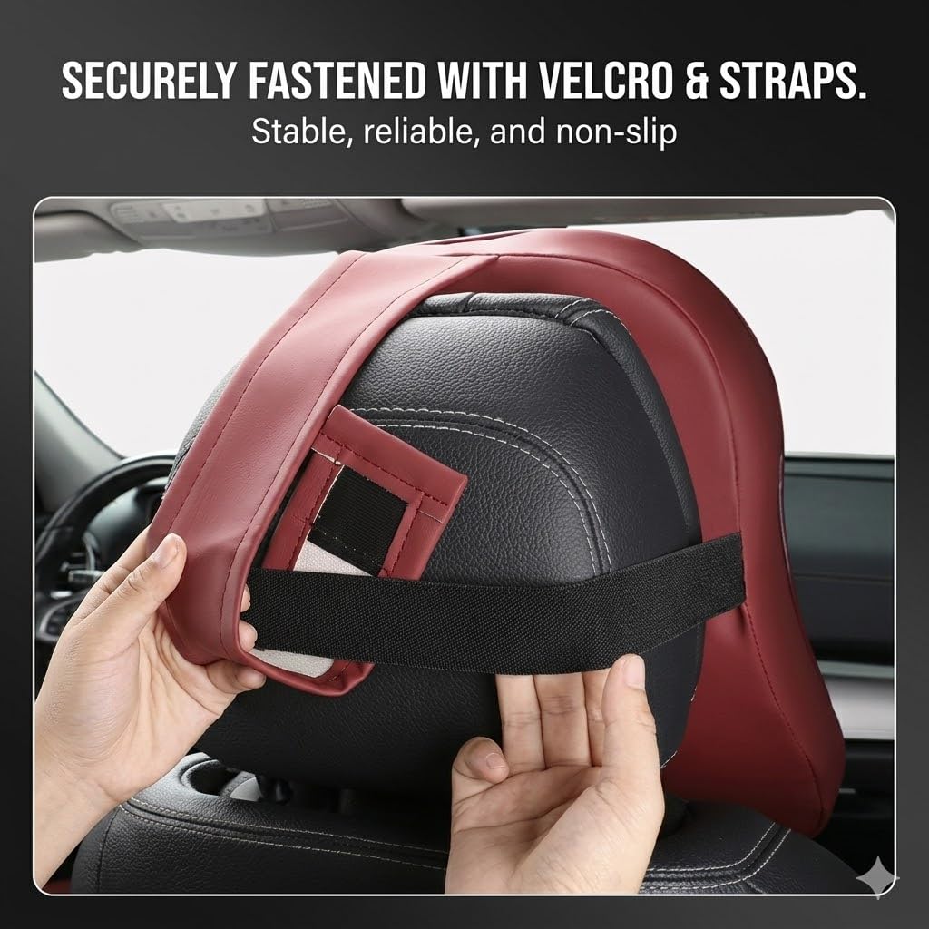 Cojín Lumbar para reposacabezas de Coche Jaecoo Omoda 5 Gasolina 2024. Soporte para el Cuello y la Espalda. Cojín de Espuma viscoelástica de Rebote Lento. Interior Suave.