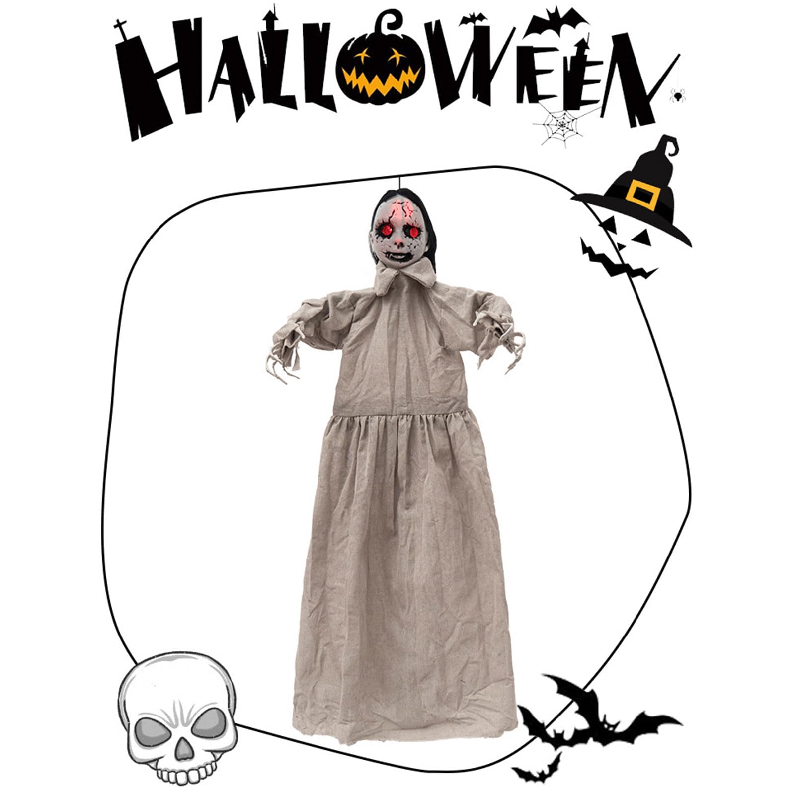Decorazione elettrica per Ragazza Halloween
