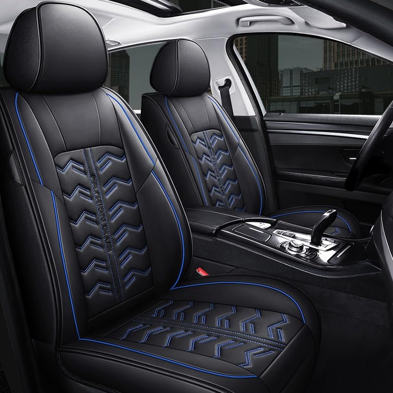 Housse de siege voiture cuir PU couvre coussin auto antidérapante VW Jetta