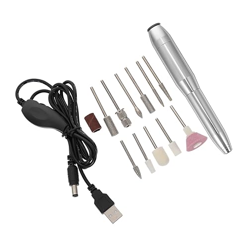 FRCOLOR 1 Unidades Pulidor de uñas inalámbrico Taladro de uñas Máquina de taladro de uñas Máquina de pulido de uñas eléctrica Kit de lima de uñas