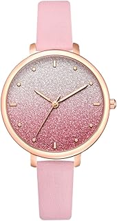 1 Peça Relógio Feminino Relógio Feminino Relógio Feminino Relógio Feminino Elegante Relógio De Moda Feminino Relógio De Pulso Casual Pu Quartzo Miss Rosa Relógio Feminino Relógio