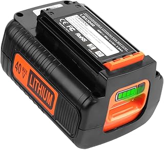 Powilling 40 Volt MAX 3.0Ah Lithium Replacement Battery for Black and Decker 40V Battery LBX2040 LBXR36 LBXR2036 LST540 LCS1240 LBX1540 LST136W Black+Decker Lithium Battery