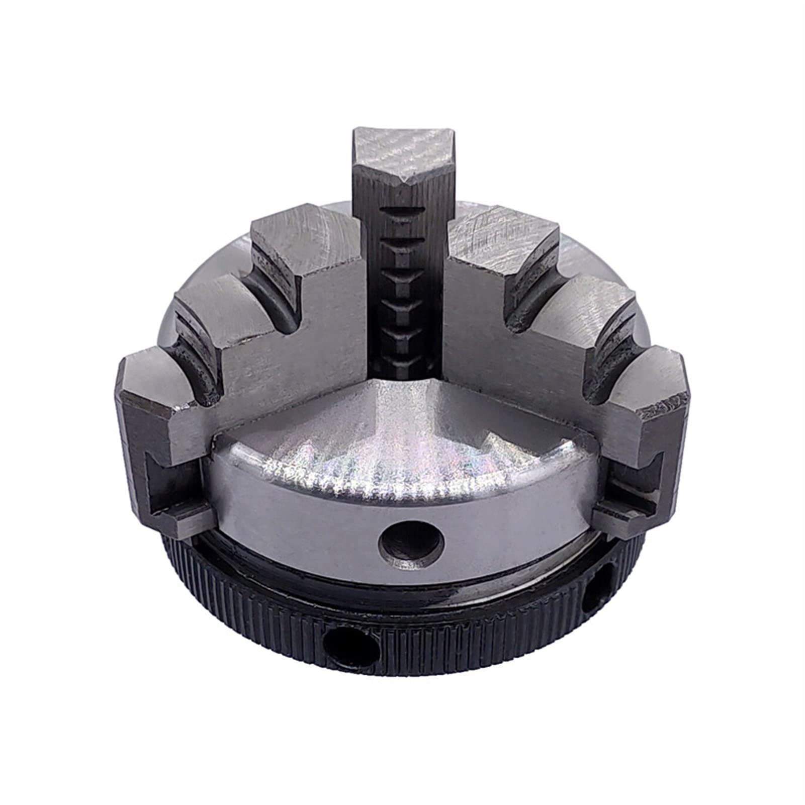 Uchwyt tokarski, K01-50 Tokarka Mini Chuck 3 JAWS Woodworking ręka uchwyt z gwintem montażowym śrubą Rod samokrezentacji Tool 50mm