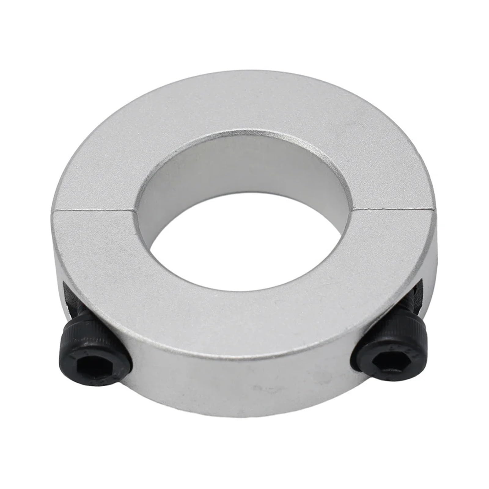 Collarín de eje para guía lineal, Abrazadera de eje dividido doble Aleación aluminio Plata 45 mm-60 mm(45mm)