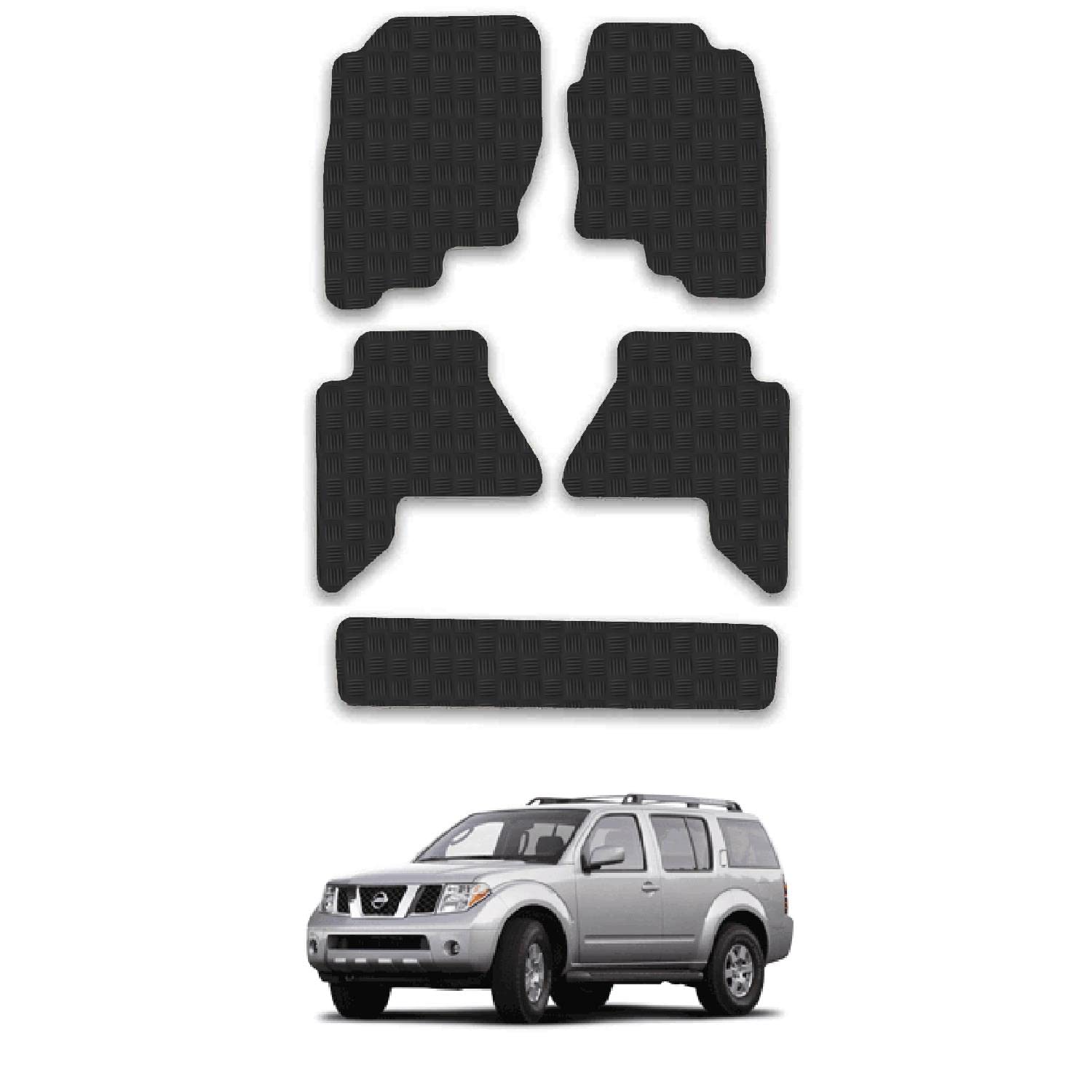 Buy Car Mats for Nissan Pathfinder (20052010) Tailored Fit Rubber