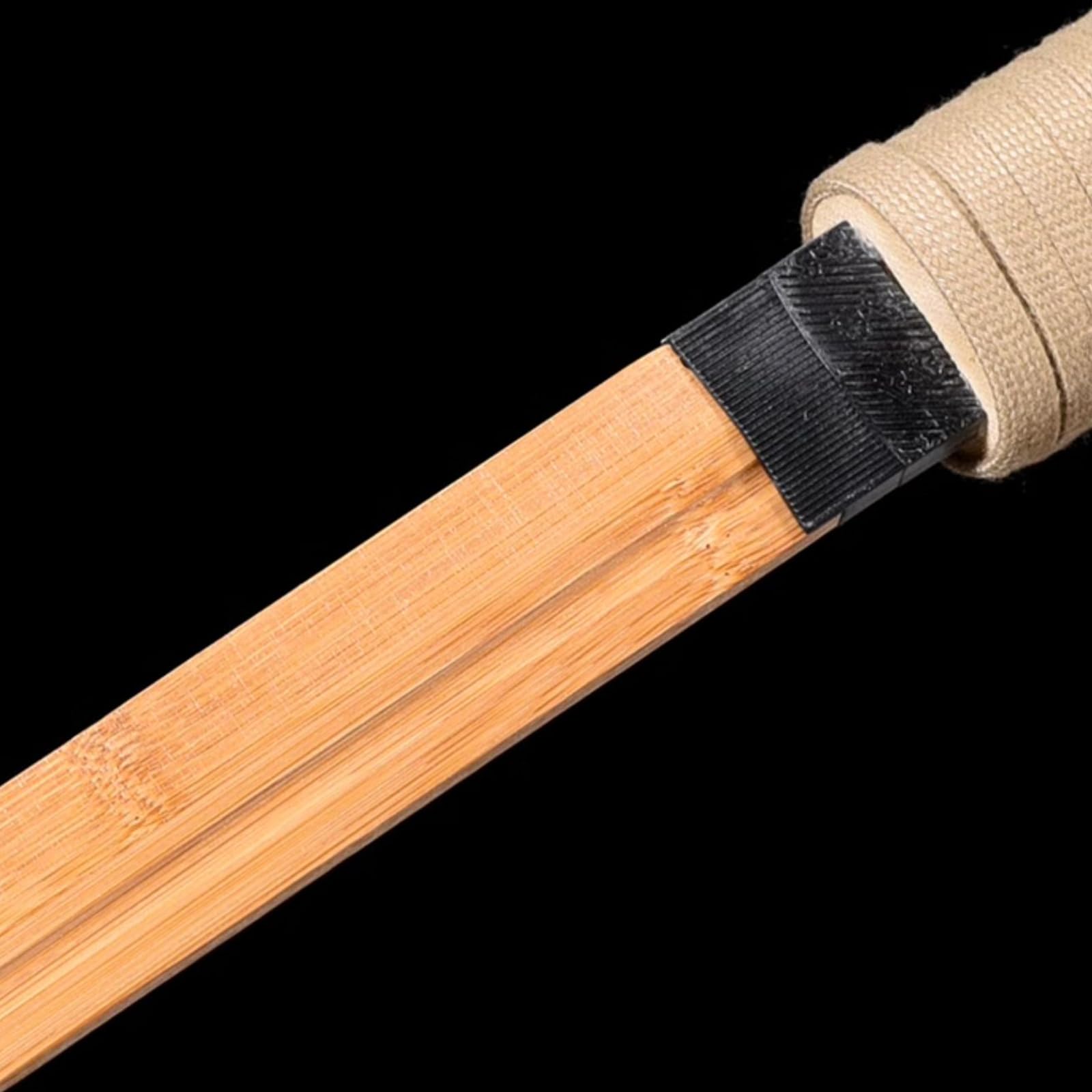 Sabre de samouraï en bambou naturel de 100,5 cm,Bokken fait main,sabre droit de samouraï en bois,katana en bois pour l'entraînement au kendo,le cosplay,les accessoires,les cadeaux et la décoration.
