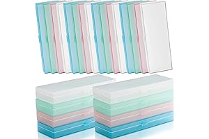 Fainne 24-Pack Bulk Pencil Boxes for School and Office