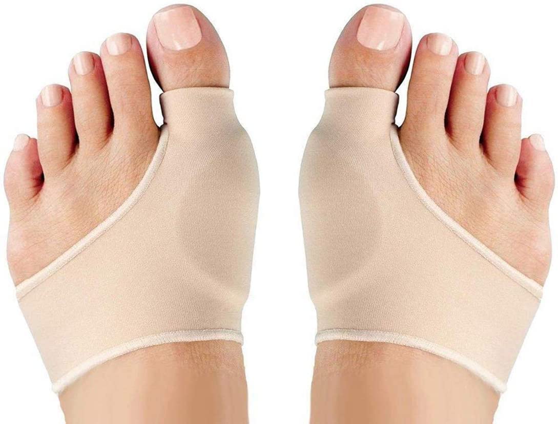 Bunion Corrector Sleeve, Big Toe straightener, Hallux Valgus Pain Relief, Shoe Friction Protector, Elastic Bootie Guard, Shield, Cushion, for Men and Women, 2Pcs