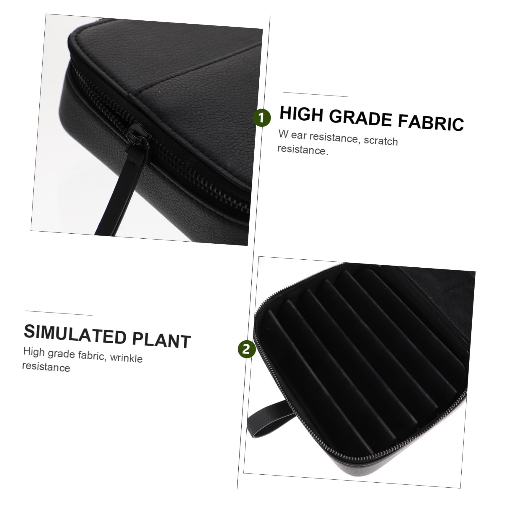 Bolsa de Almacenamiento para Correas de Reloj Material de Superfibra Resistente y Fácil de Transportar, Adecuado para Camping y Salidas