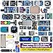 SunFounder Universal Maker Sensor Kit Compatible with Arduino Mega 2560/Uno R3/R4 Minima/WiFi Nano, Raspberry Pi 5/4B/3B+/Zero 2 W/, Pico W, ESP32, C++, Python, MicroPython, Beginners & Engineers