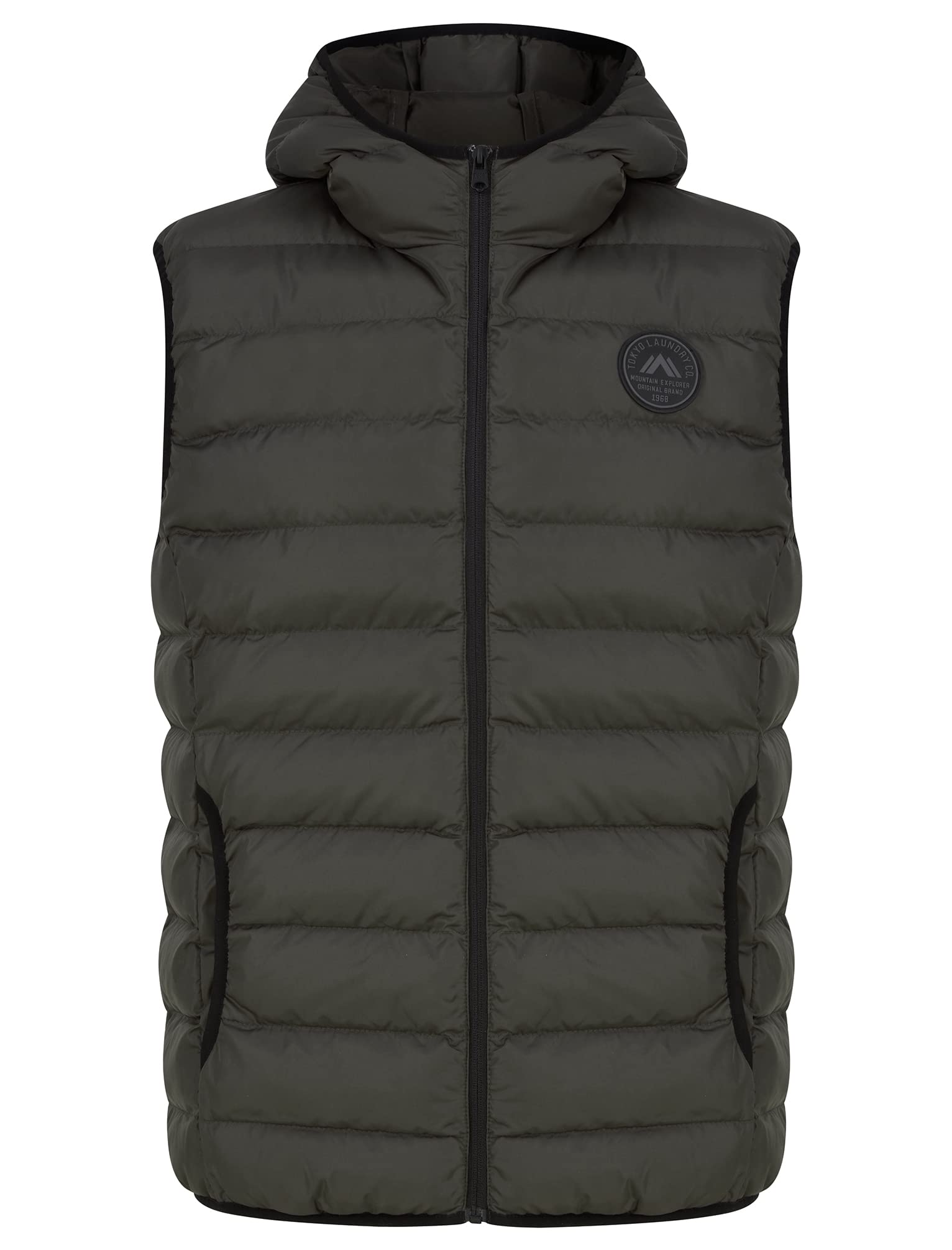 Tokyo Laundry Men's Tamaki Quilted Puffer Gilet with Hood
