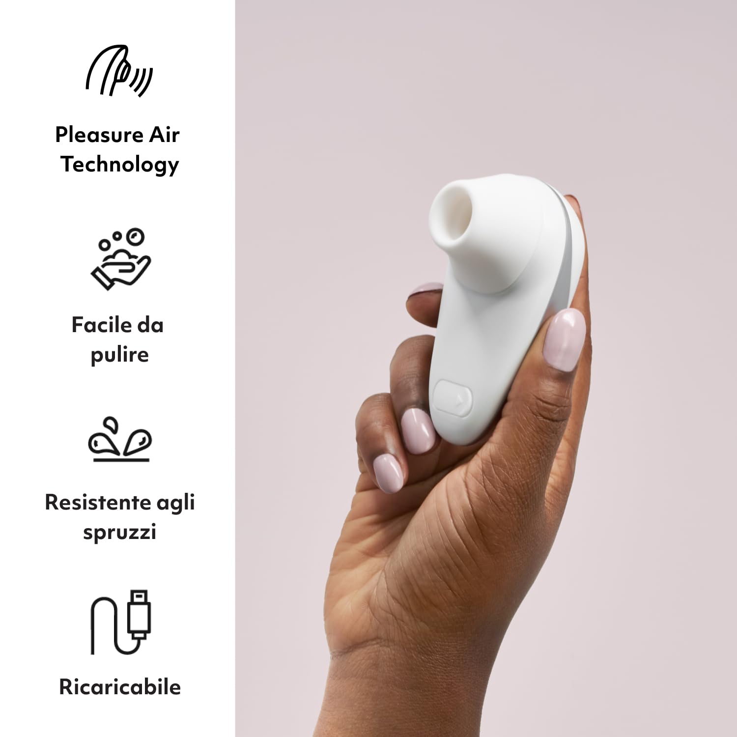 Womanizer Starlet Clitoral Sucker per Donne | Gioco Clitorideo con 4 Intensità | Vibratore Stimolatore | Giocattolo Sessuale Ricaricabile Regalo per Coppie
