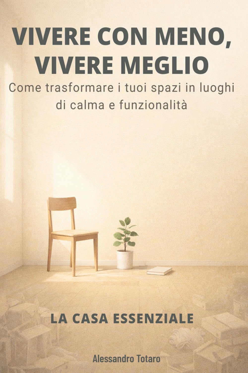 VIVERE CON MENO, VIVERE MEGLIO - La Casa Essenziale: Come trasformare i tuoi spazi in luoghi di calma e funzionalità (Minimalismo Finanziario e Vita Semplice)