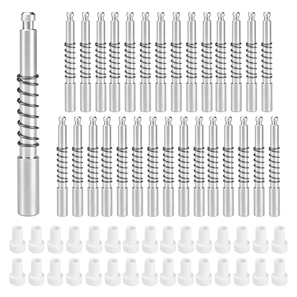 Pestillos de émbolo para mosquiteros de ventana de aluminio (paquete de 30 unidades)