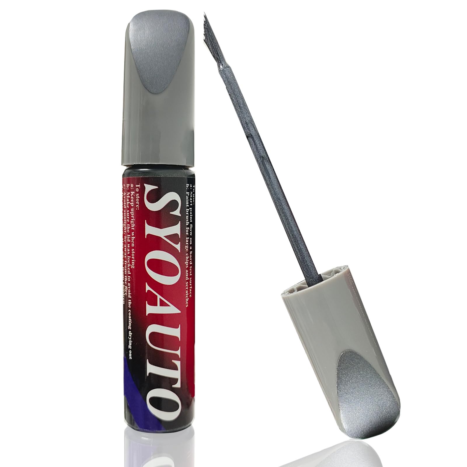 SYOAUTO Stealth Grey Touch Up Paint for Tesla Model Y 3 X S Car Paint Auto Touch Up Paint Pen Scratch Repair Automotive Touchup Paint Pen Car Touch Up Paint 0.4 oz (Stealth Grey)