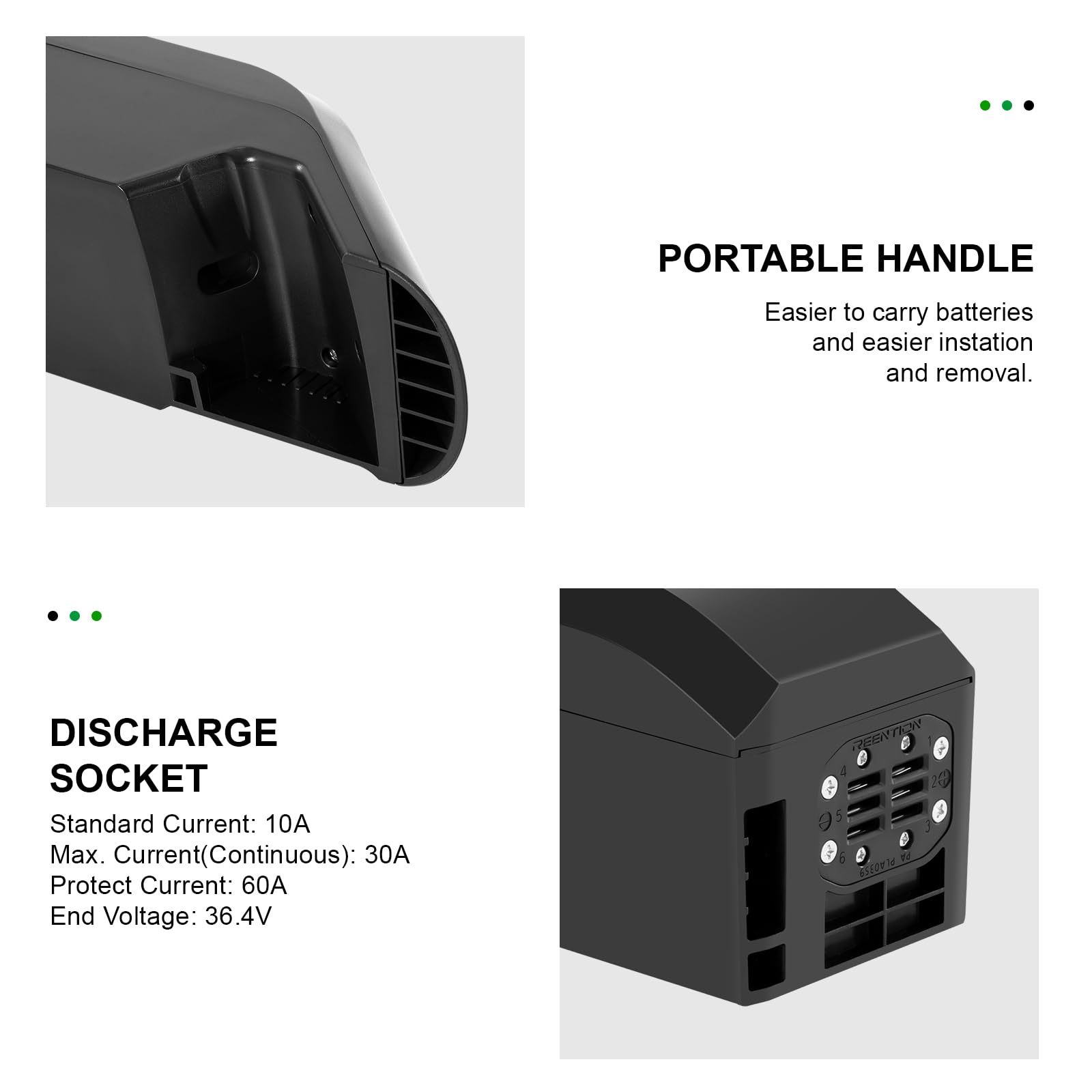 Batterie de Vélo Électrique 48V 17,5Ah pour Moteur 350W/500W/1000W | Compatible Himiway Cruiser, Cruiser Step-Thru
