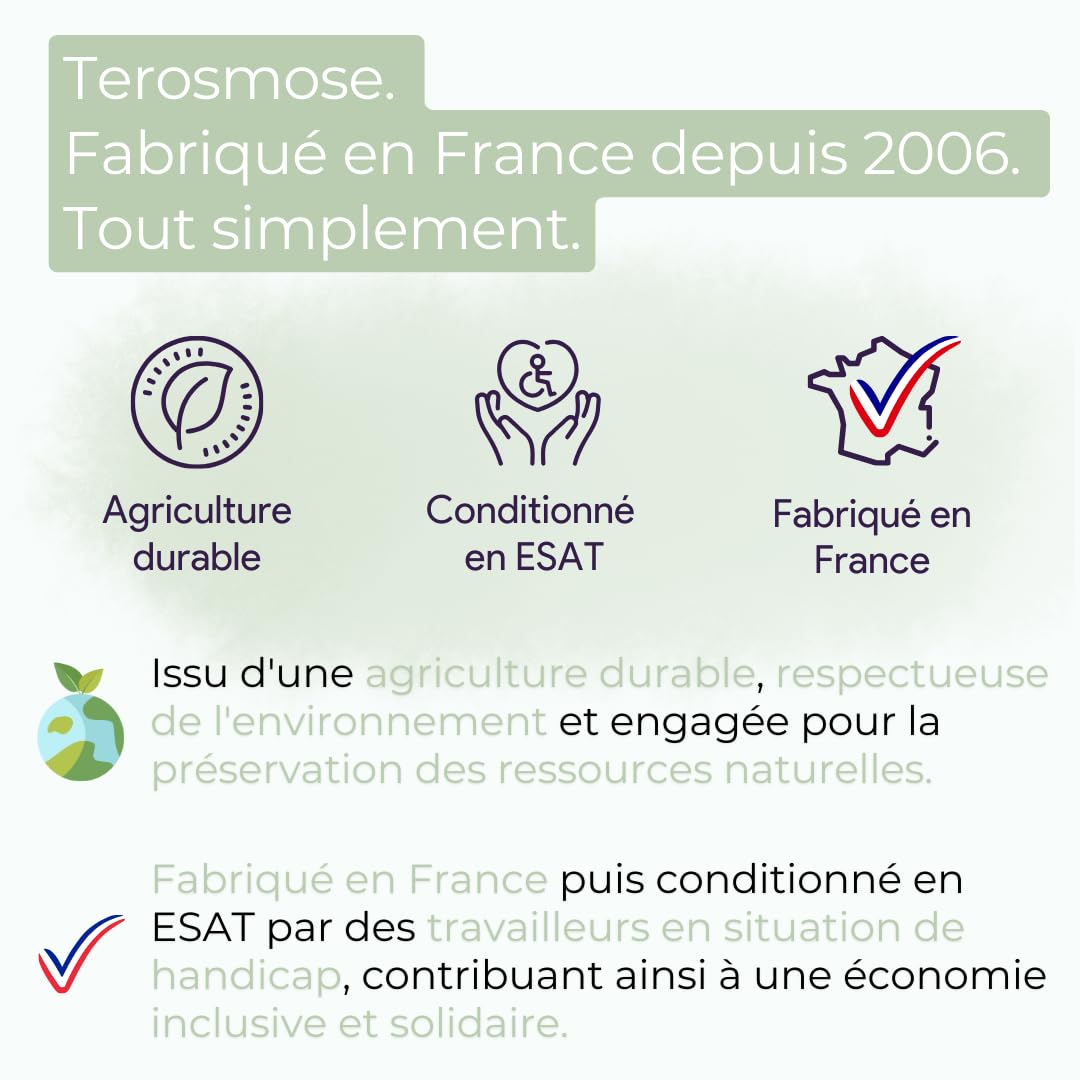 TEROSMOSE • Huile de Chanvre Premium pour Chiens & Chats - 100% Naturelle & Pure - Soutien Sérénité, Stress & Relaxation - Beauté du Pelage & Confort Cutané - Fabriqué en France