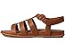 FitFlop Gracie Rubber-Buckle Leather Fisherman Sandals - Left View