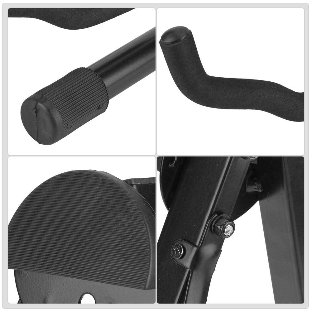 Support de Violoncelle Stand de Violoncelle Pliable Compact Haut Noir, Stable, 35.5x30.5x40 cm