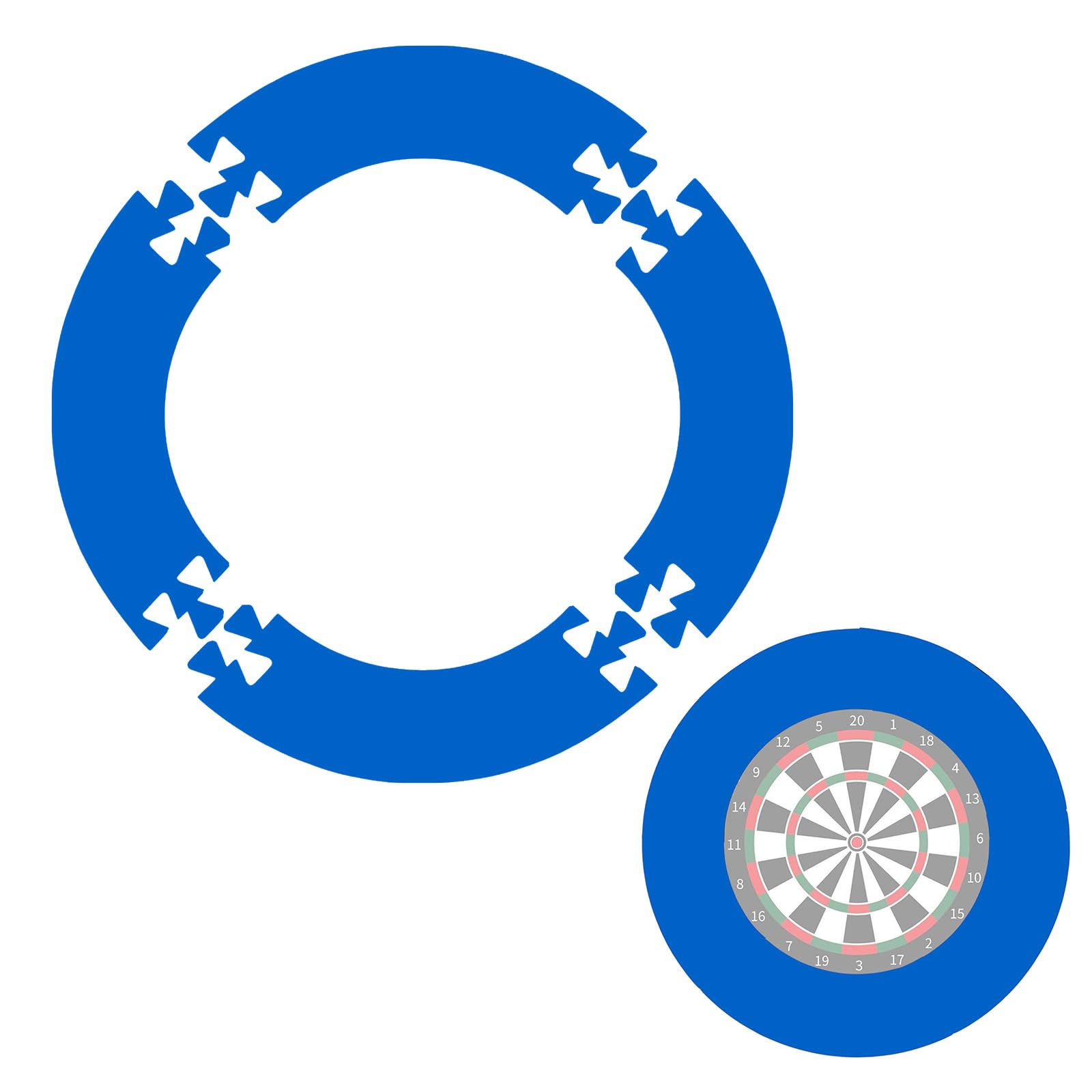Dartscheibe Surround Schutzring - Wandschutz Für 45cm Board