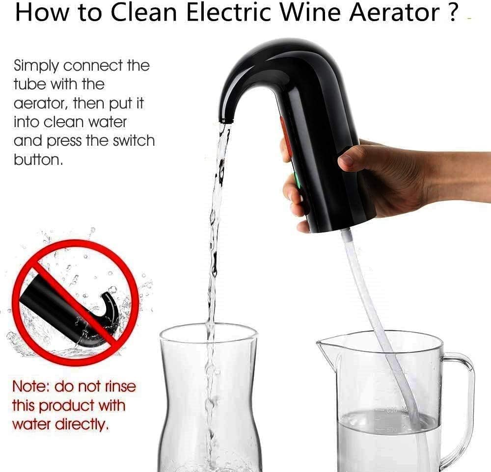 Aérateur de vin électrique Décanteur de vin Meilleures ventes Une touche Accessoires de vin rouge et blanc Aération fonctionne avec tire-bouchon pour débutant passionné - Bec verseur - Conservateur de Aérateur de vin électrique Décanteur de vin Meilleures ventes Une touche Accessoires de vin rouge et blanc Aération fonctionne avec tire-bouchon pour débutant passionné - Bec verseur - Conservateur de