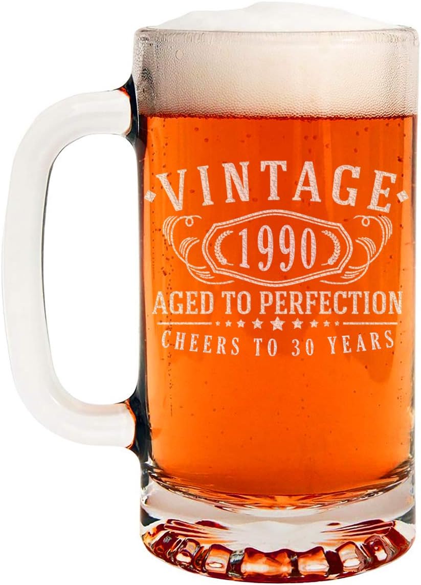 boccale di vetro per birra