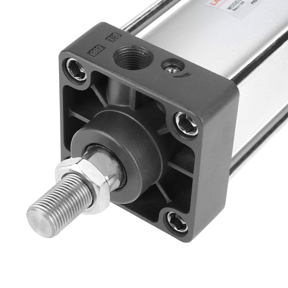 Pneumatyczny siłownik pneumatyczny ze stopu aluminium 100mm skok 63mm otwór przykręcany tłoczysko pneumatyczny siłownik pneumatyczny podwójnego działania 0,1-1,0 MPa