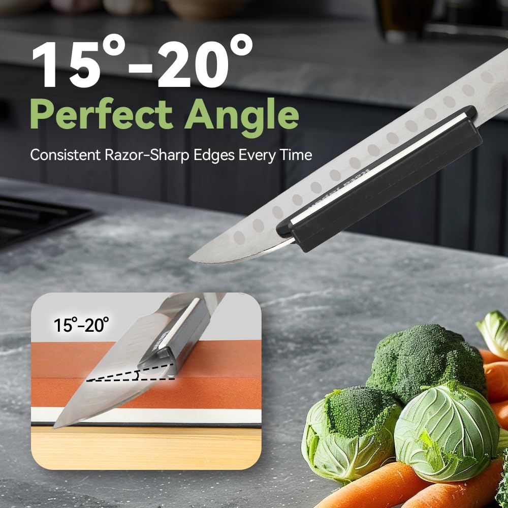 Amazon.com: Koja Fixed Angle Whetstone Sharpener Blade Guide for