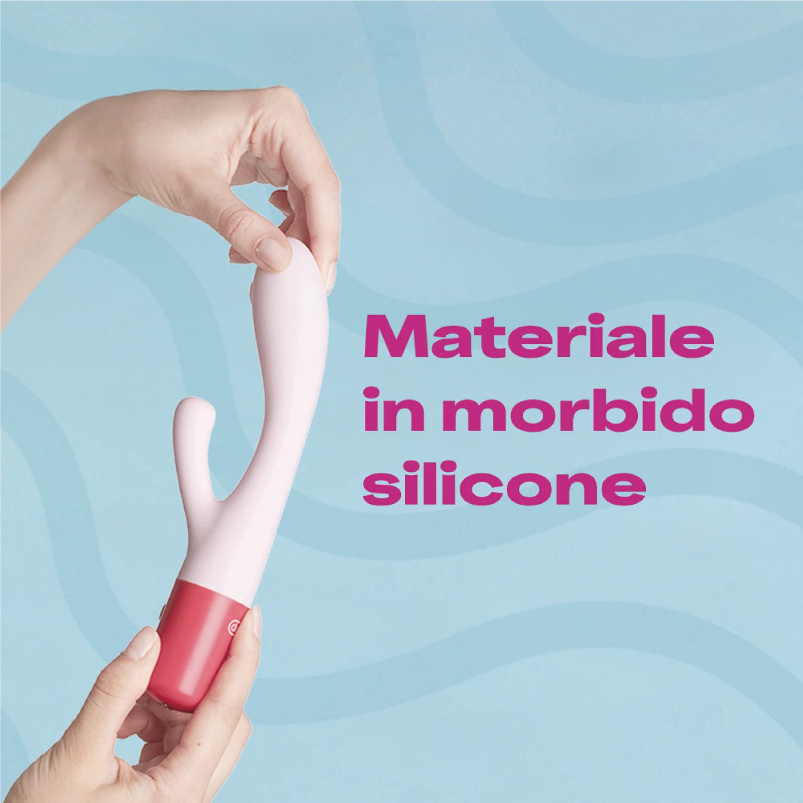 Durex Play Maxi Fun Vibratore Ricaricabile in Silicone Morbido Stimolatore Femminile Waterproof Dual Doppia Estremità + Crema Depilatoria Uomo Petto e Corpo Total Pro Idratante Pelli Sensibili 200ml