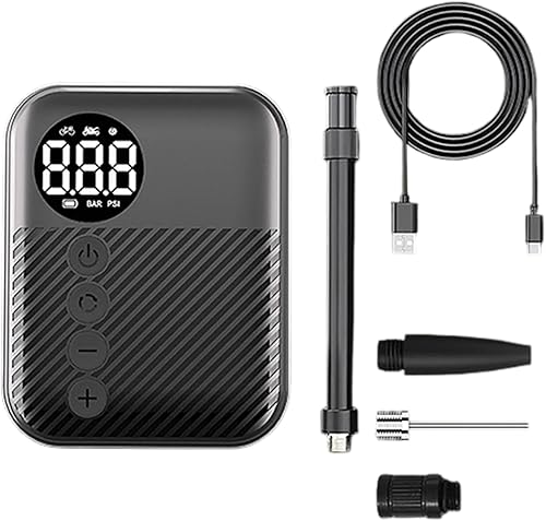 Bicicletas de mano portátiles Bombas de aire Compresor de aire recargable portátil para coches Bicicletas Scooter eléctrico Neumáticos