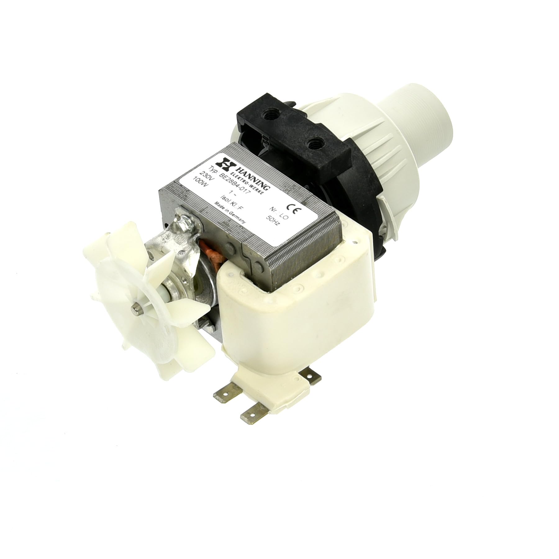 Hanning Ablaufpumpe BE28B4-017 für Kombidämpfer und Heißluftofen Rational 3002.1000 230V 100W 50Hz Eingang ø 30mm Ausgang ø 24mm, CLine, CM101G, CM61G, CC101, CCM102, CD202, CD61, CPC102, CPC202