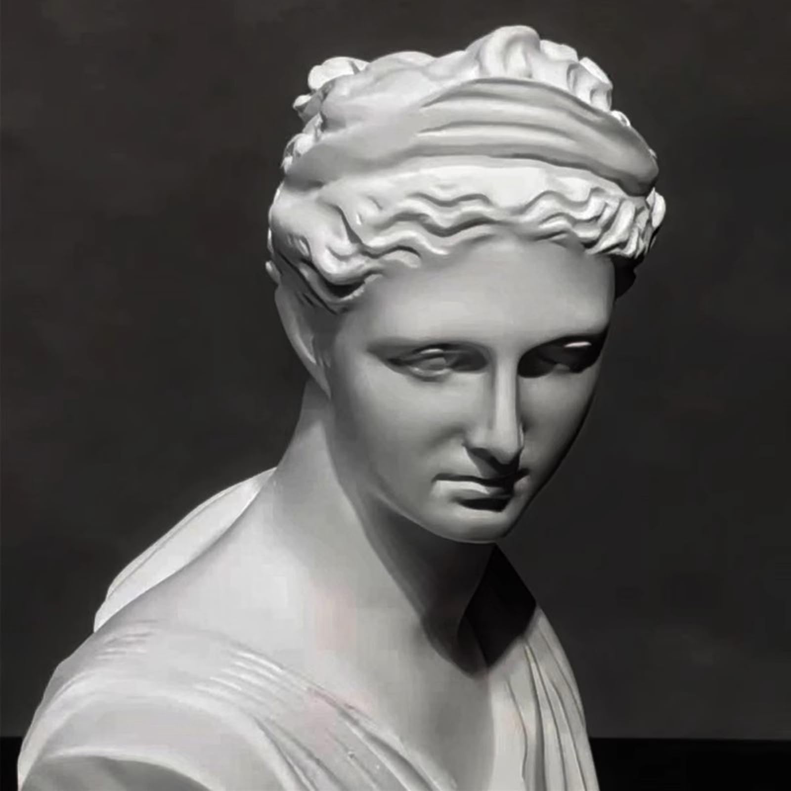 古代ギリシャ風 ホワイトバスト彫刻 石膏像 【公式通販】