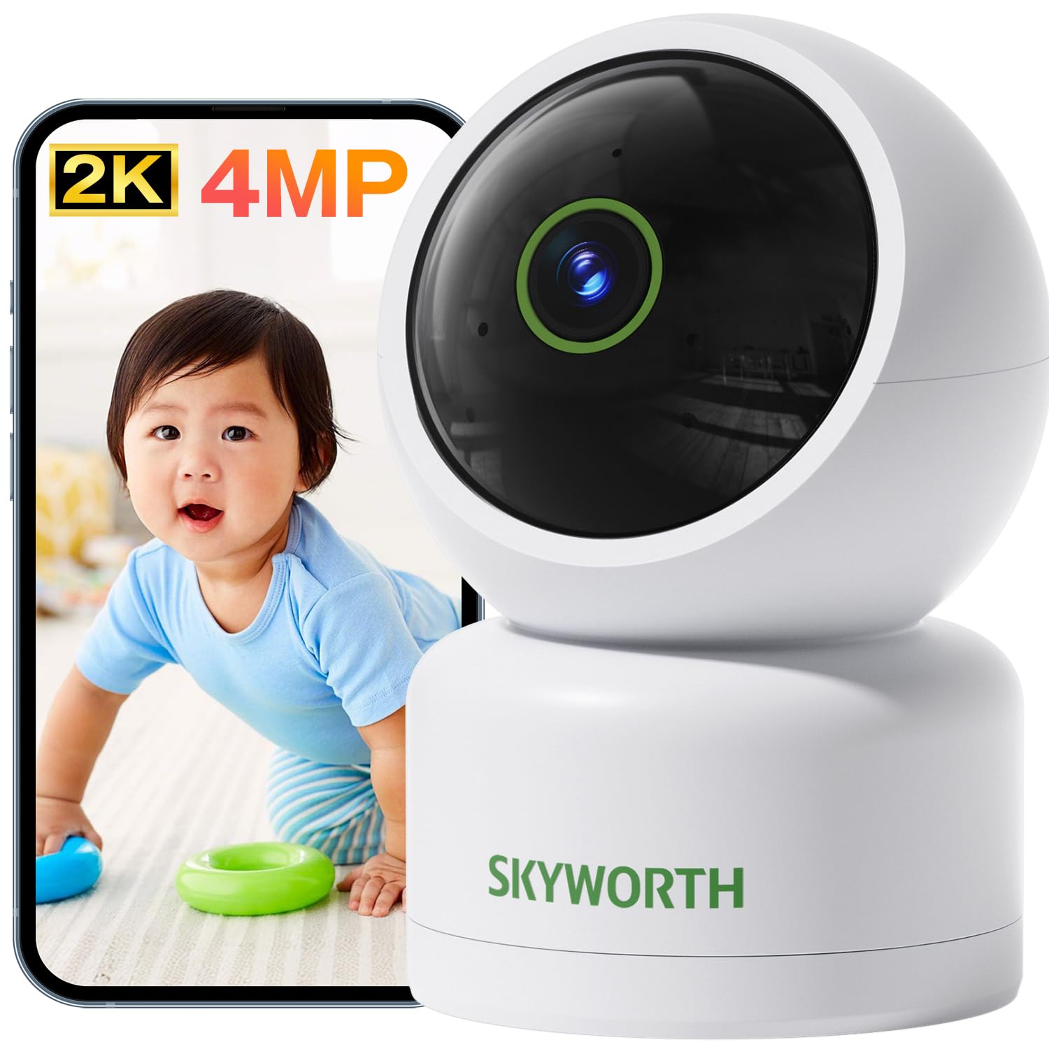 Amazon.co.jp: 【2026改良型・400万画素】Skyworth ペットカメラ