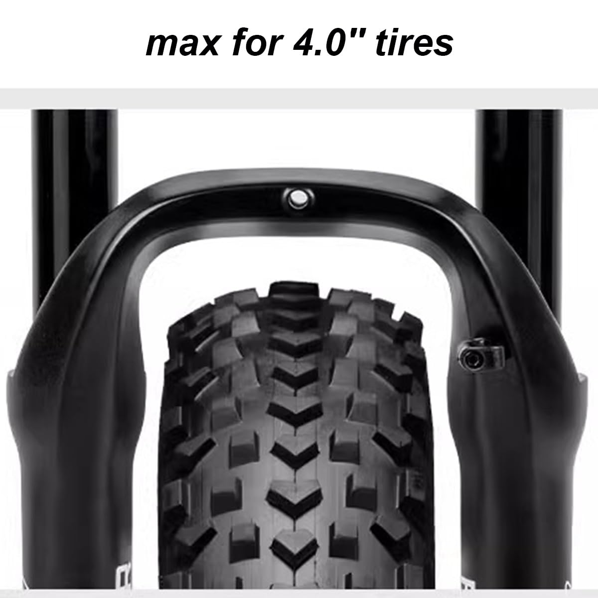 Horquilla de suspensión neumática para Bicicleta de montaña de 20 * 4.0 con neumáticos Anchos, Horquilla Delantera de 120 mm de Recorrido, 9" de Recorrido, 135 mm de Cierre rápido