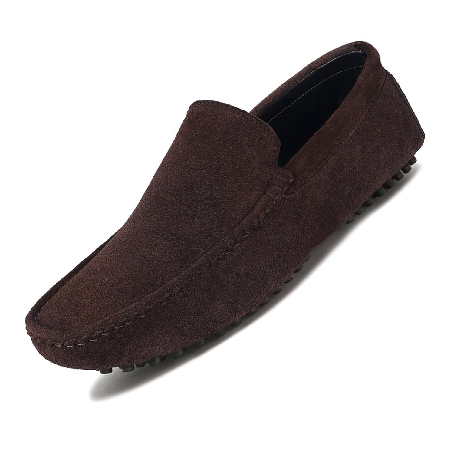 LOUIS STITCH Mens Loafers Casual Shoes | Italian Suede Leather Moccasins | Slip-On for Business, Formal, Parties, Everyday Wear | Solid Brunette Brown | UK Size 9 (LSITSUPBB) (B0CFH5Q3XY) Amazon Price History, Amazon Price Tracker