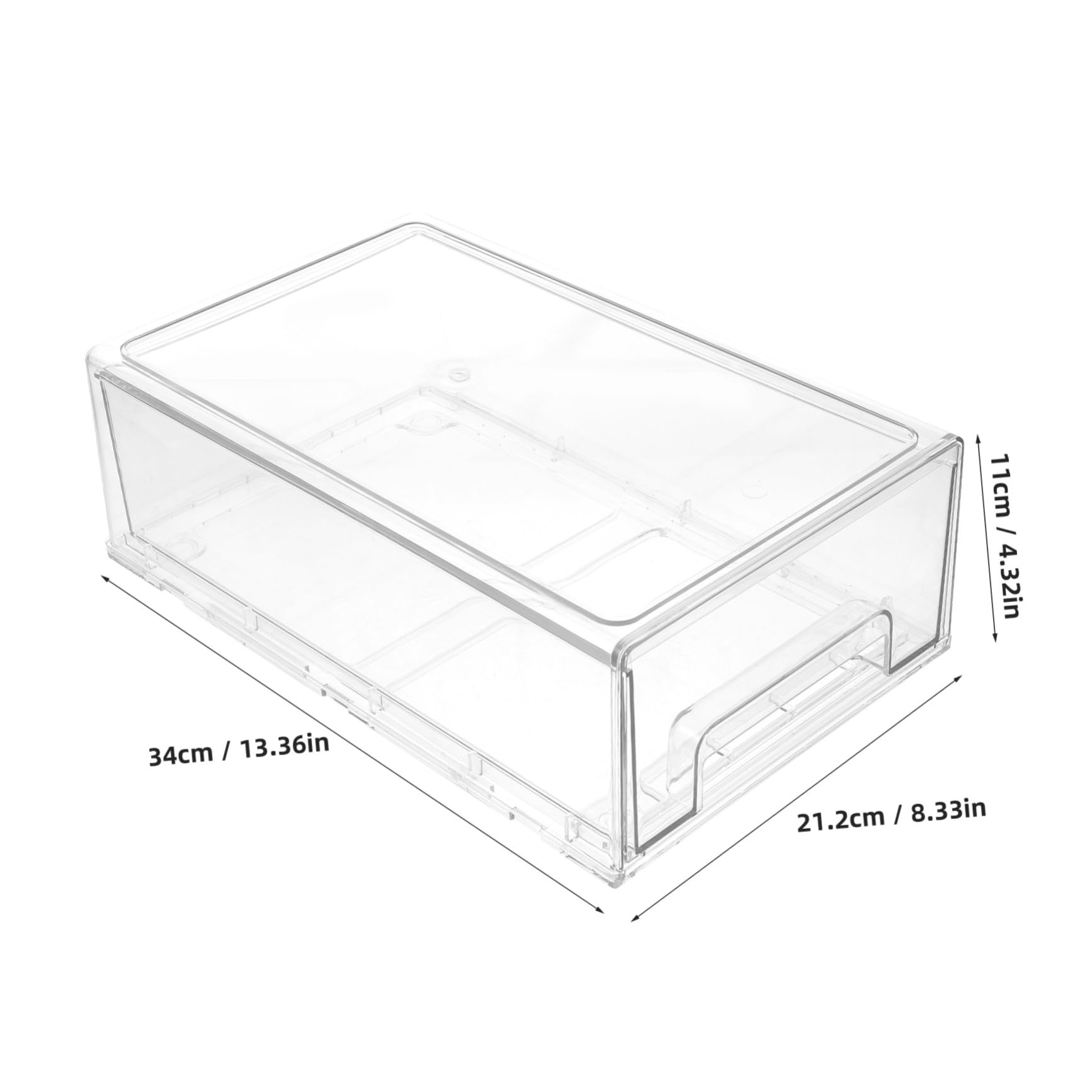 Beaupretty Organizzatore in Pet Resistente alla Deformazione e Facile da Pulire, Design Semplice per Cassetti da Scrivania per Ufficio e Casa