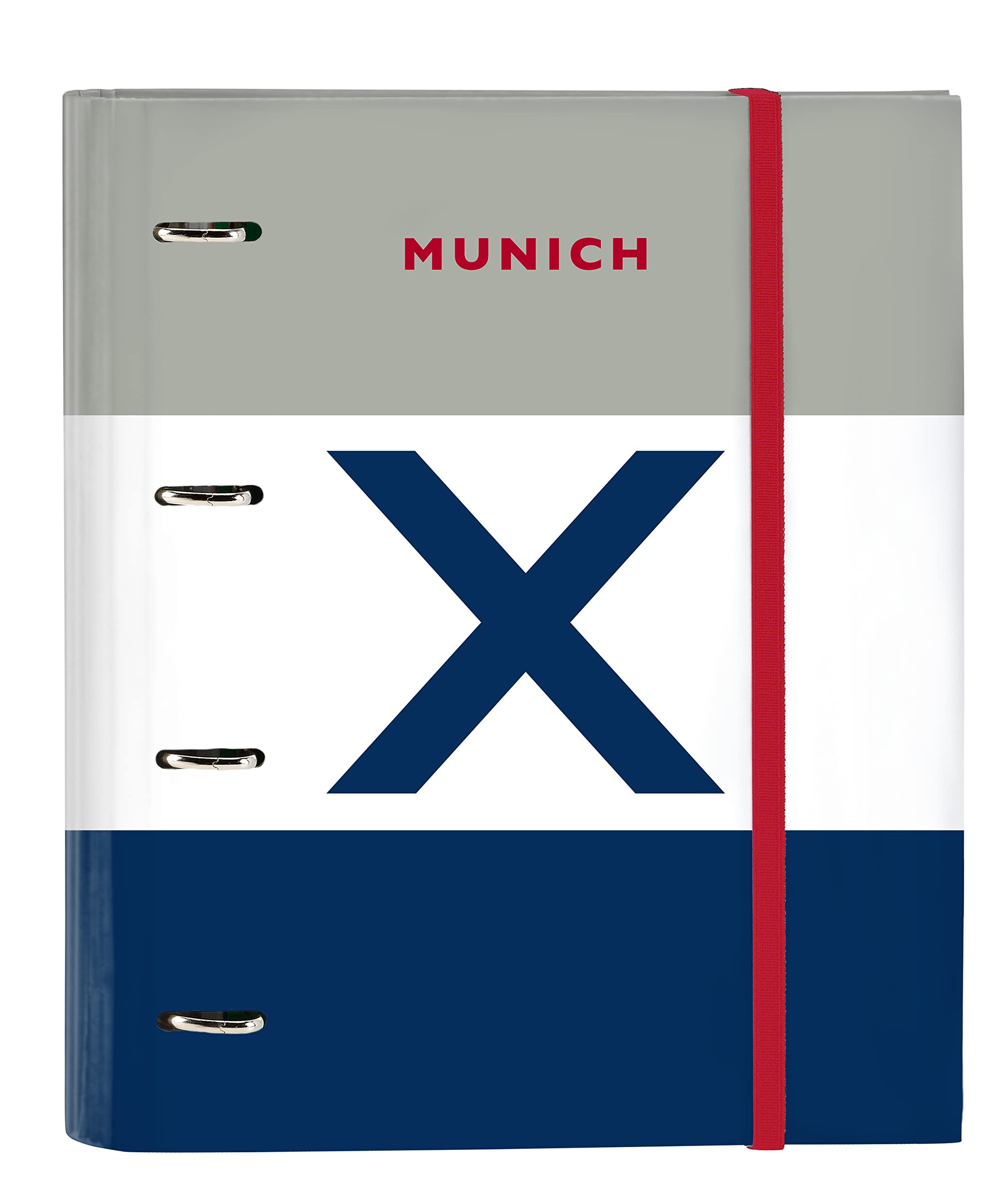 Carpeta Munich Royal 4 Anillas 35mm Con 100 Hojas A4 - Azul