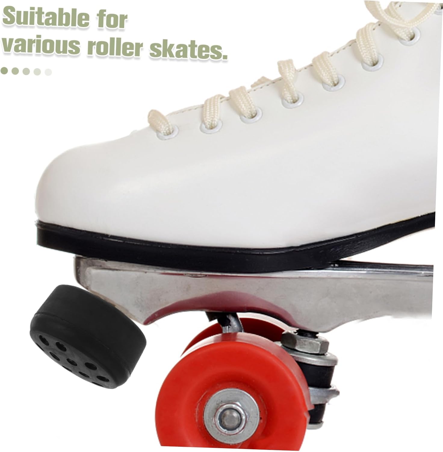 BESPORTBLE 2pcs Roller Skate Toe Stoppers Gumball Toe Stops Replacement Brakes for Quad Skates Long-Lasting