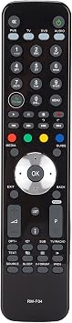 SUNGOOYUE New Replacement Remote Control, Compatible for RMF04 Foxsat HDR Freesat Box with Sensitive Key Presses, Comfortable Grip and Stable Signal Reception