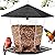 Jealoeur Bird Feeders for Outdoors Hanging Bird Feeder Wild Bird Seed, Black