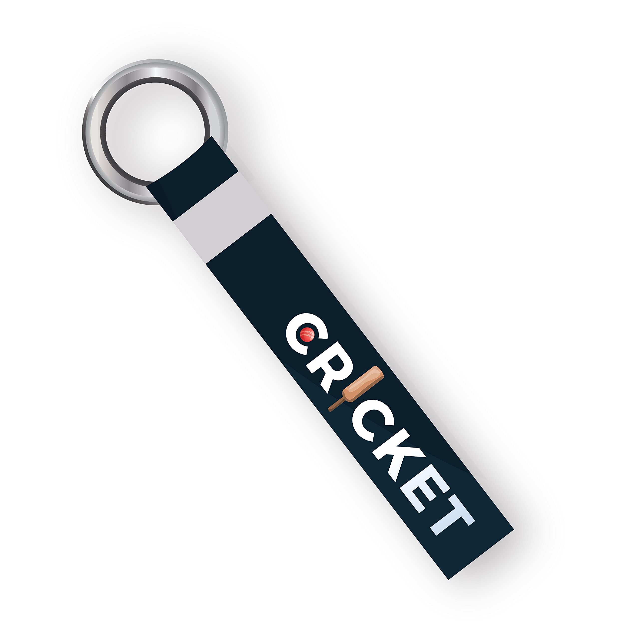 SIGNOOGLE1 Pcs Cricket Theme Lanyard keychain Holder Compatible For All Bikes Car Key Holder Tag Multicolored (6 x 1 Inches) | fabric