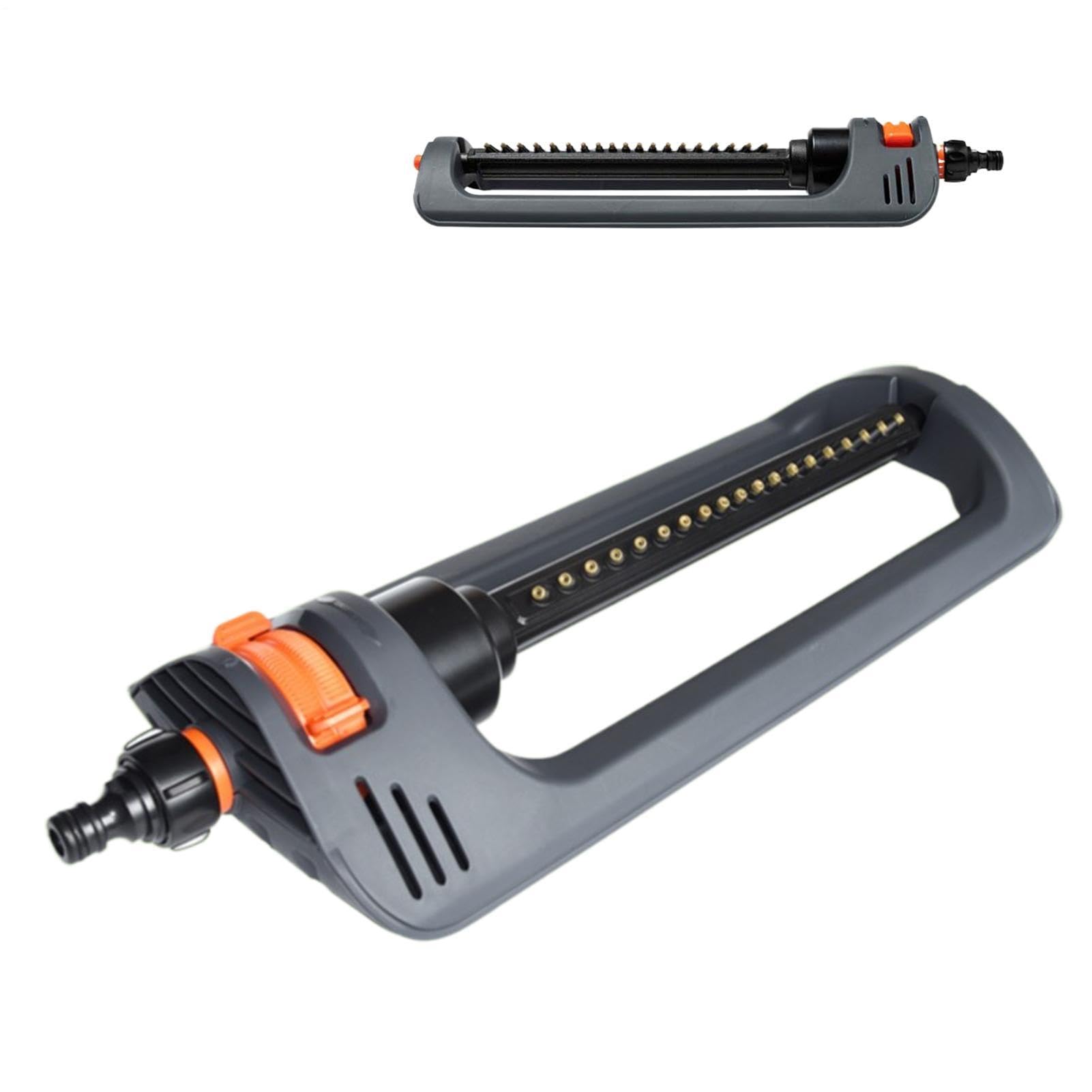 Precision Garden Oscillating Bar Sprinkler, 19 Hole Brass Nozzles