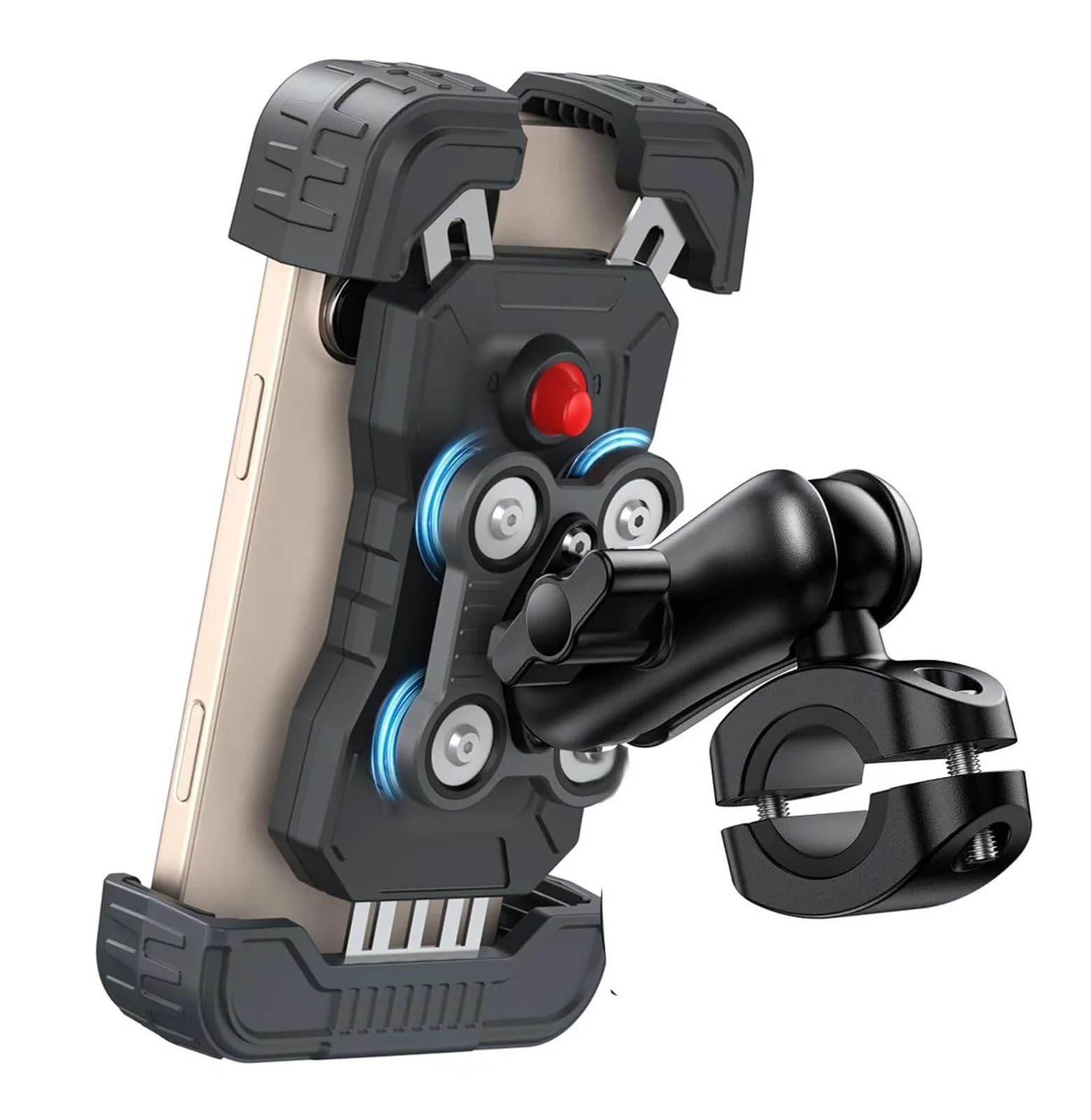 Support De Téléphone Vélo, Vue À 360 °, Universel For Moto 4.7 Pouces, Antichoc