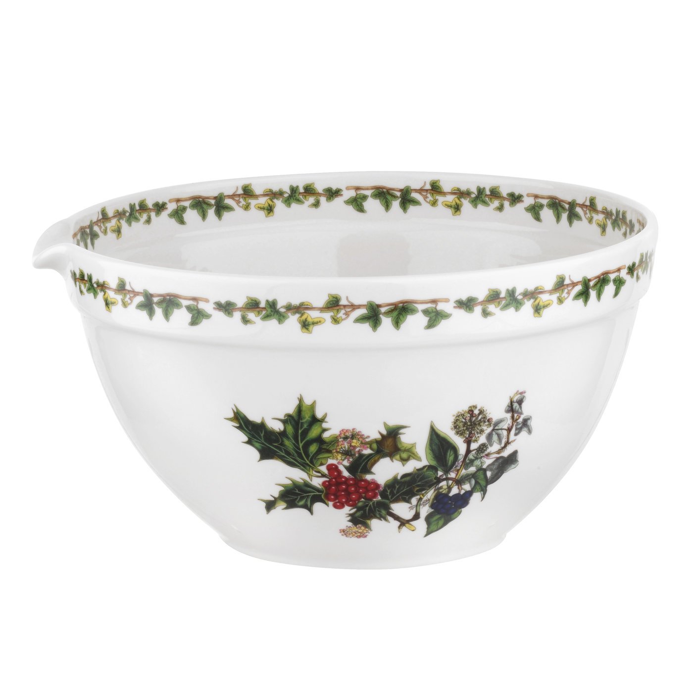 Portmeirion The Holly & Ivy Mixing Bowl, Multicoloured