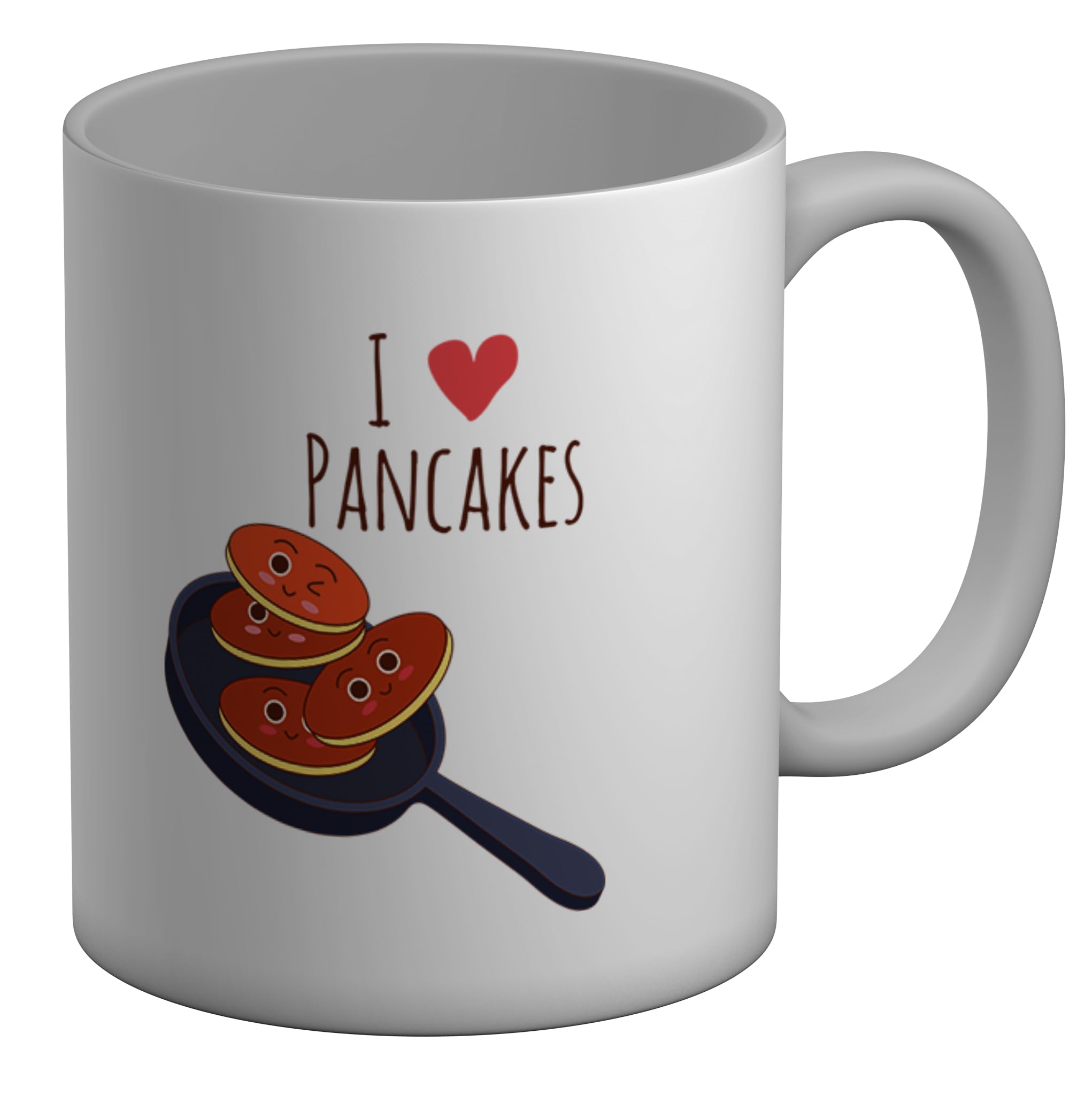 Shopagift I Love Pancakes Mug Flipping Pancakes Shrove Tuesday White 11oz Large Ceramic Cup