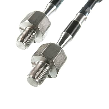 A-Premium Rear Inner Brake Hydraulic Hose Compatible With BMW Models - E39 525i 2001-2003, 528i 1999-2000, 530i 2002-2003, 540i 1997-2003, M5 2000-2003 - Replace# 34321162616, Pack Of 2