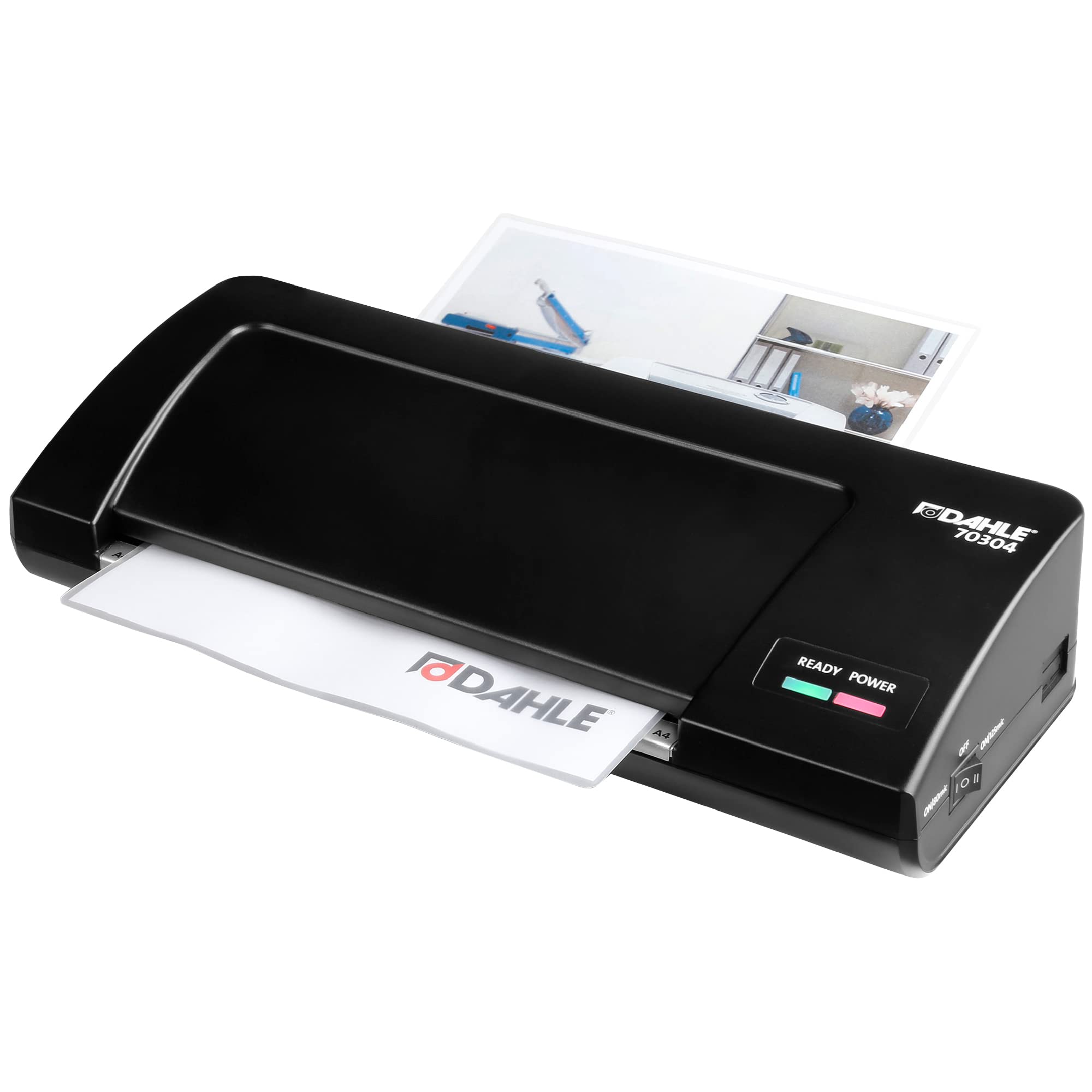 Dahle 70304 laminator (do A4, laminowanie na gorąco, czas nagrzewania 30 sek), czarny