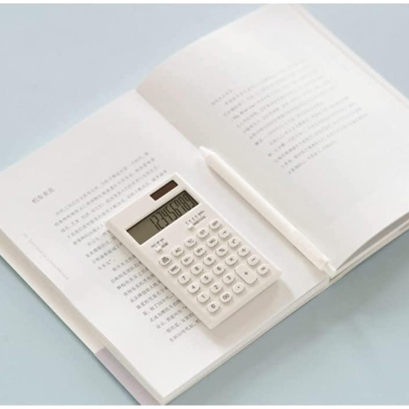 Calcolatrice per Ufficio Calcolatrice di Base Portatile Calcolatrice Solare Elettronica Tascabile Portatile Forniture for L'apprendimento degli Studenti Scuola