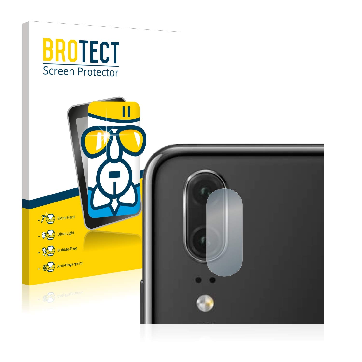 BROTECT Kameraschutz Glasfolie Huawei P20